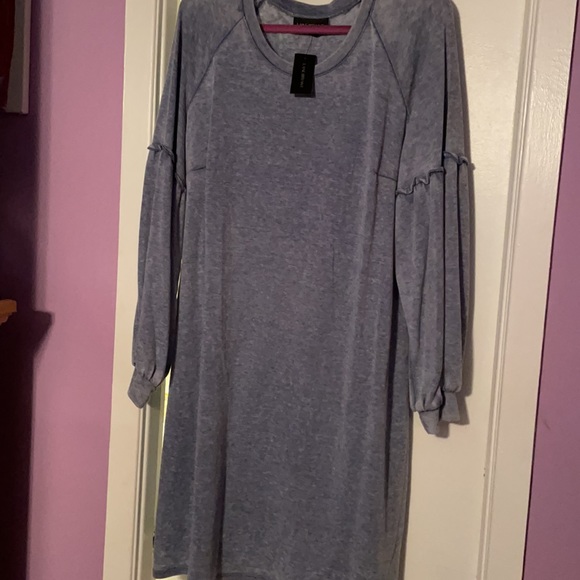 Blue casual dress - Picture 2 of 3